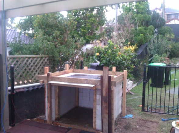 form work for pizza oven